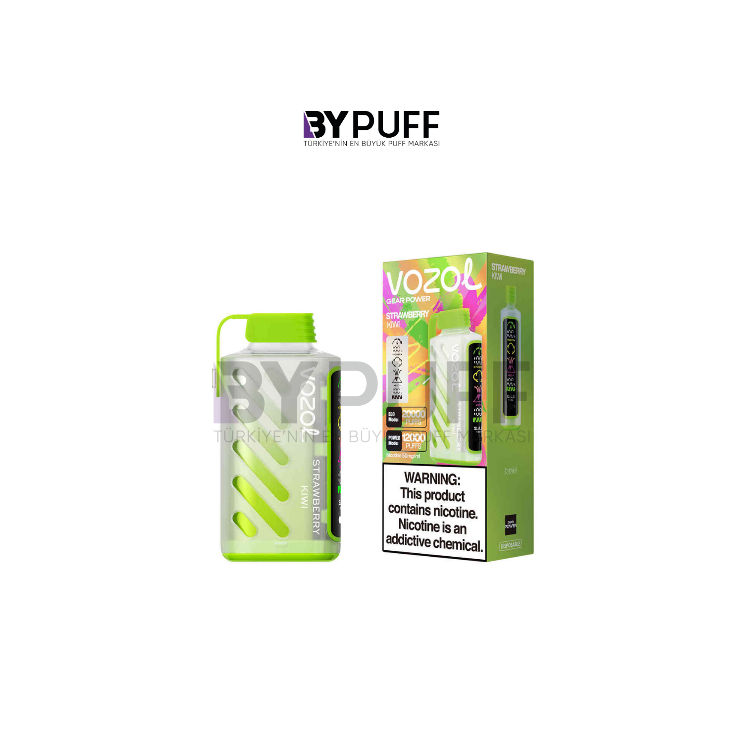 Vozol Gear Power 20000 Strawberry Kiwi