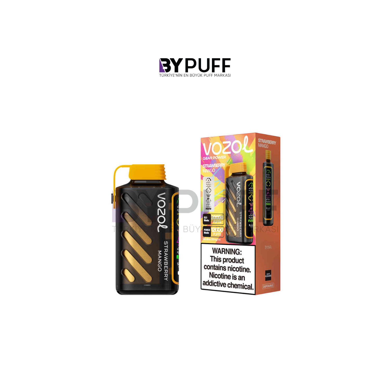 Vozol Gear Power 20000 Strawberry Mango