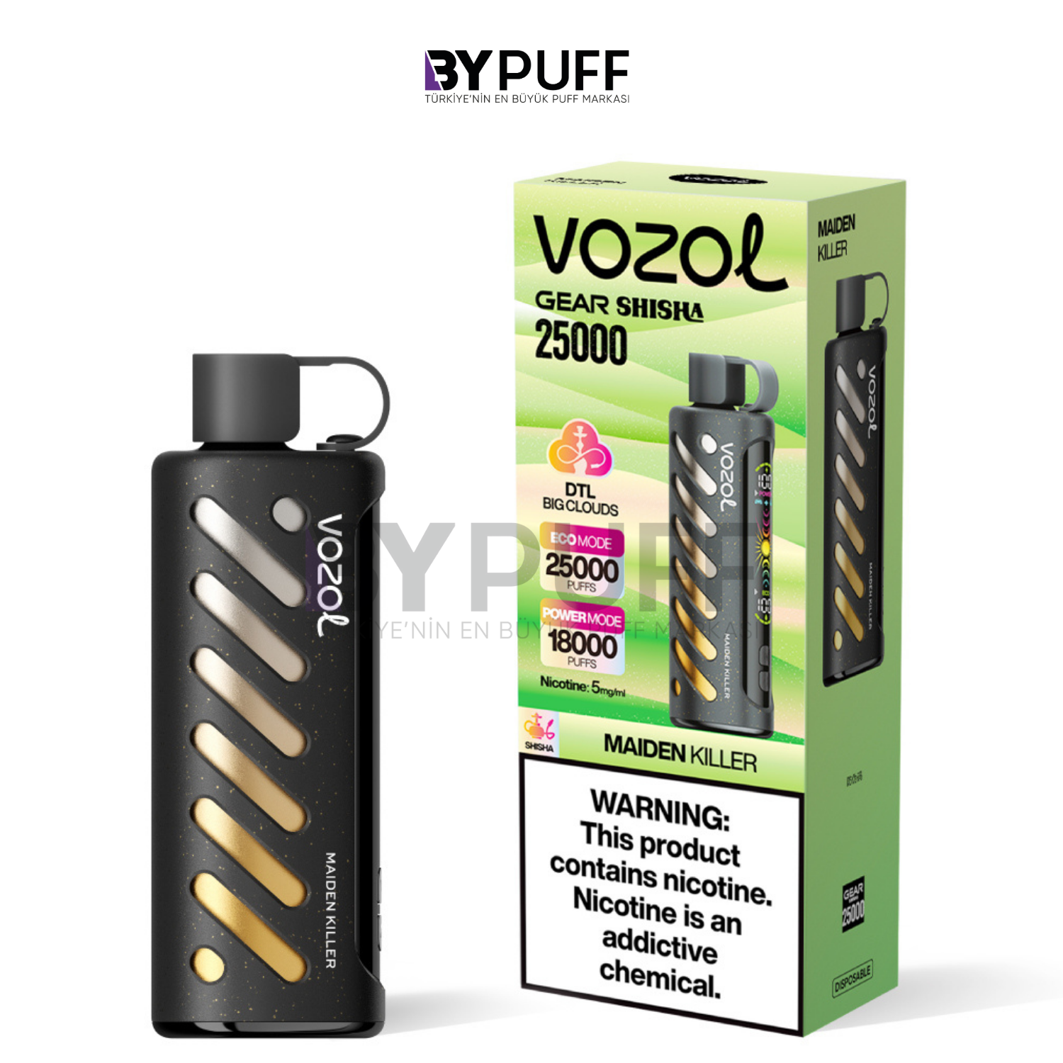 Vozol Gear Shisha 25000 Maiden Killer