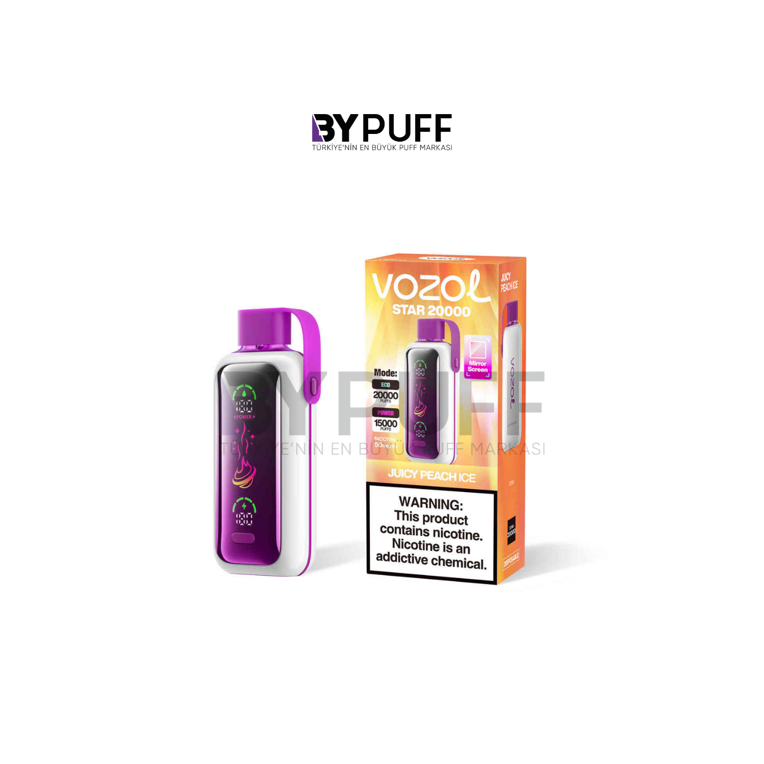 Vozol Star 20000 Juicy Peach Ice