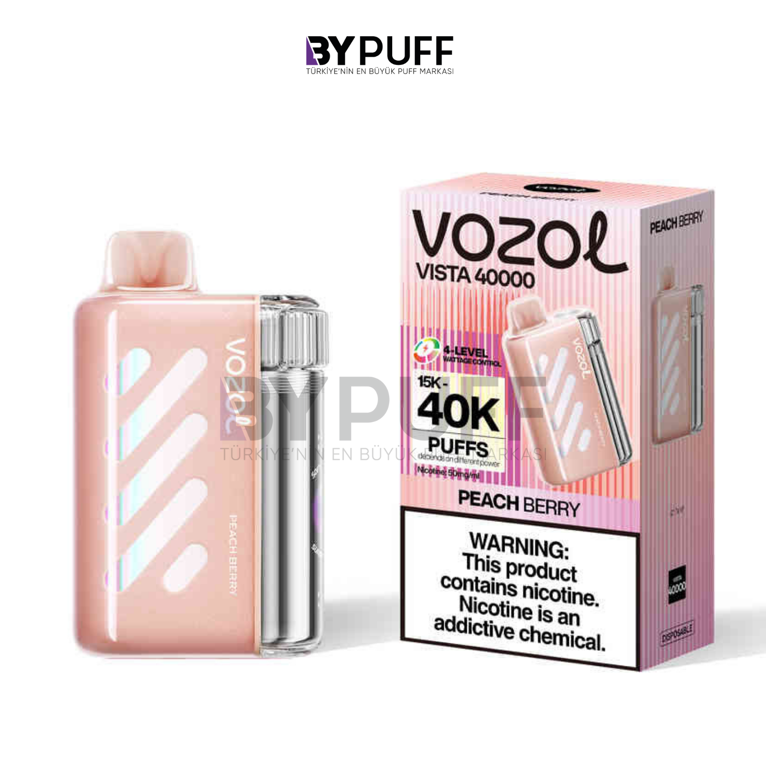 Vozol Vista 40000 Peach Berry