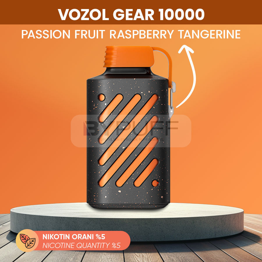 Vozol Gear 10000 Passion Fruit Raspberry Tangerine