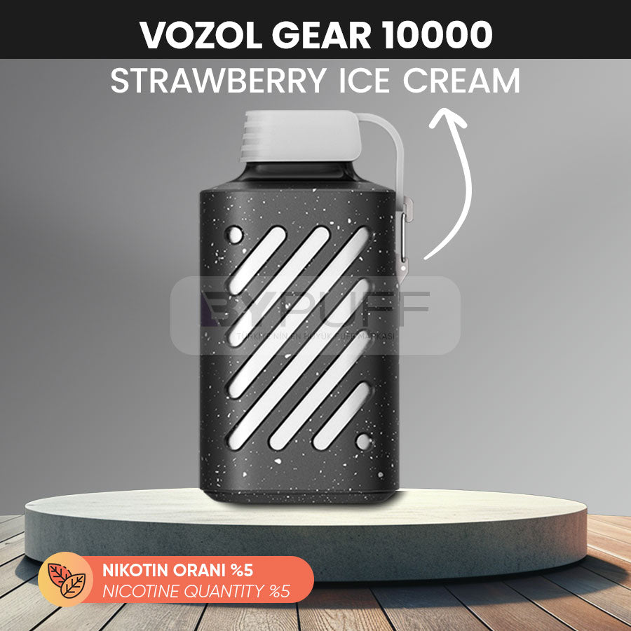 Vozol Gear 10000 Strawberry ice Cream