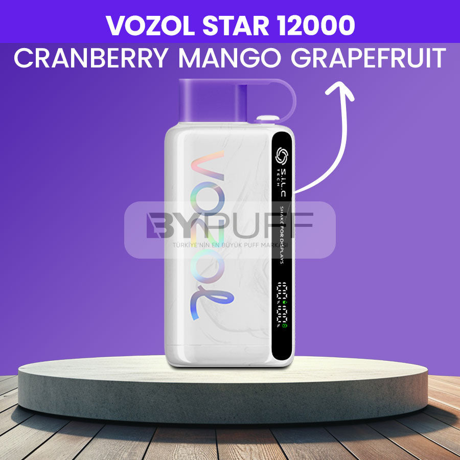 Vozol 12000 Cranberry Mango Grapefruit