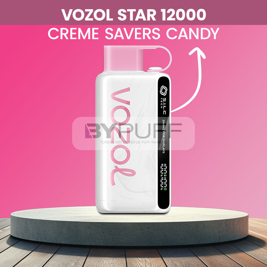 Vozol 12000 Creme Savers Candy