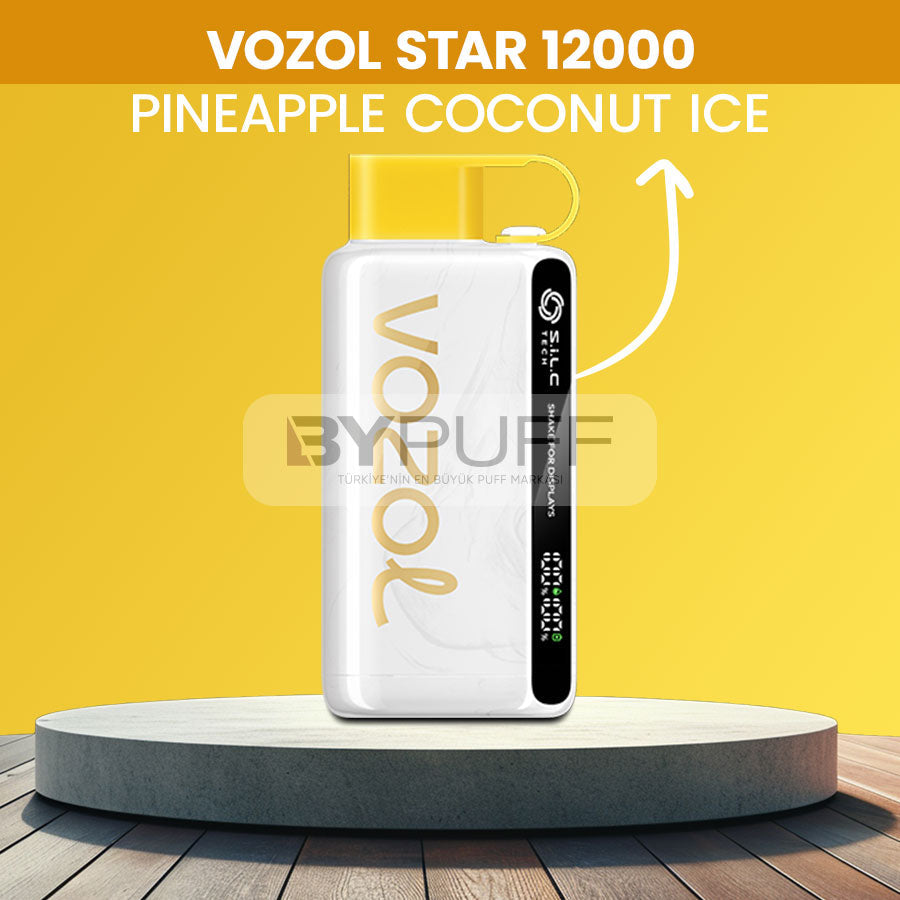 Vozol 12000 Pineapple Coconut ice
