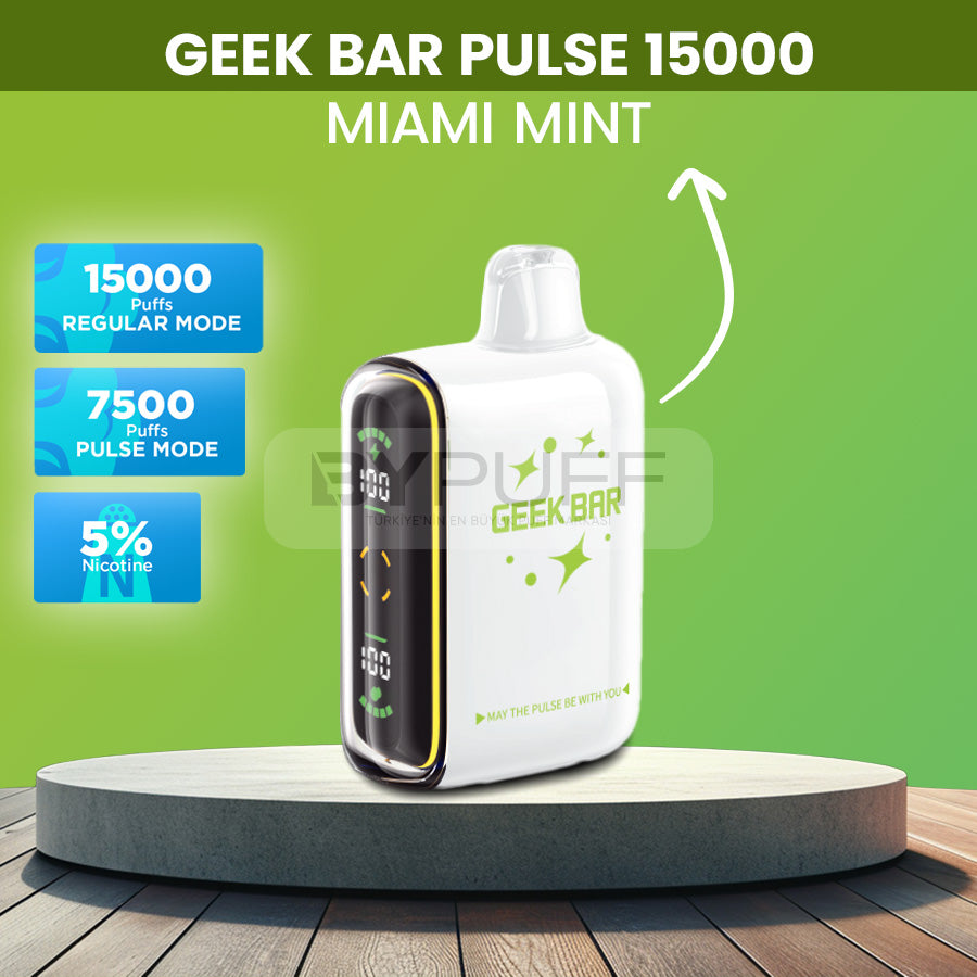 Geek Bar Pulse 15000 Miami Mint