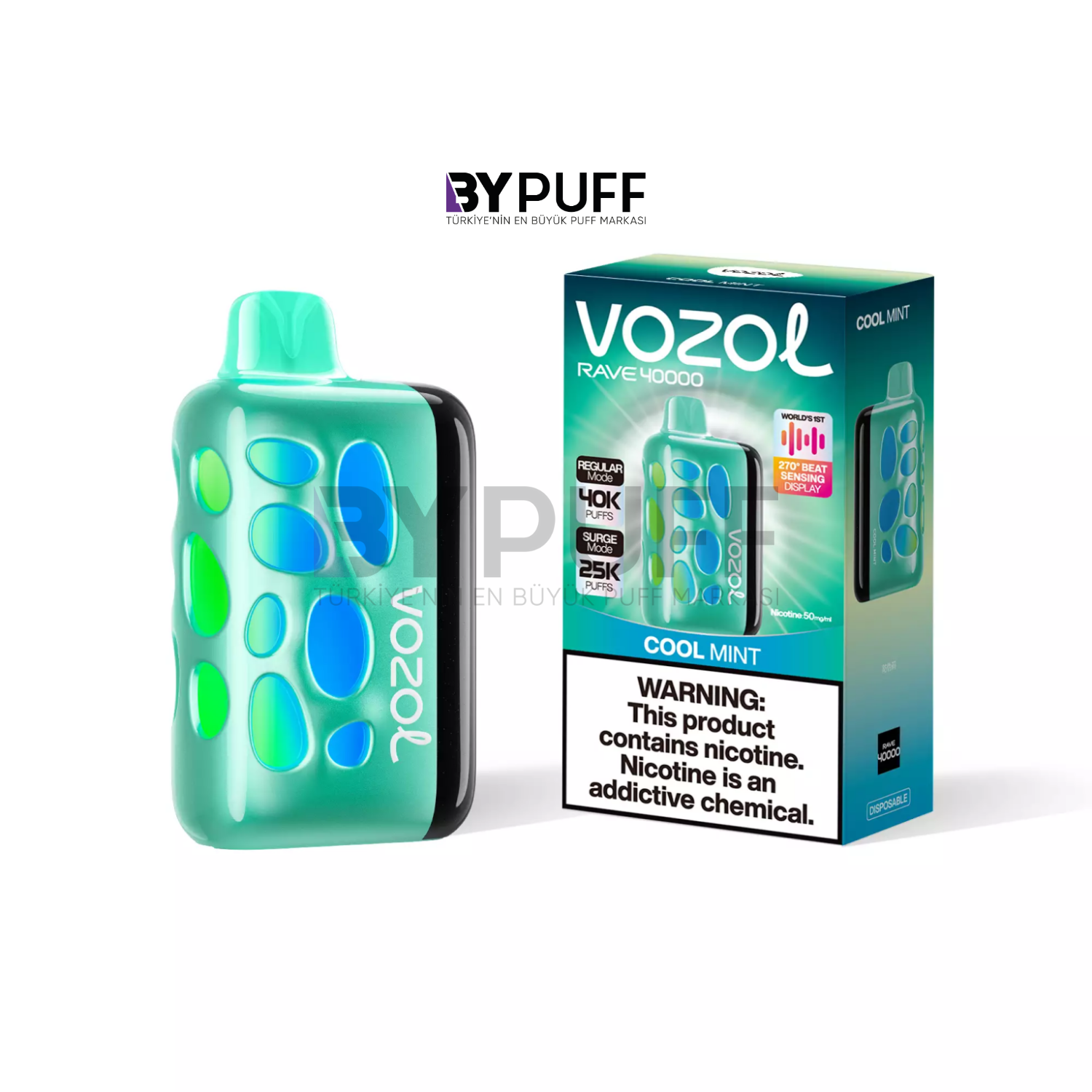 Vozol Rave 40000 Cool Mint