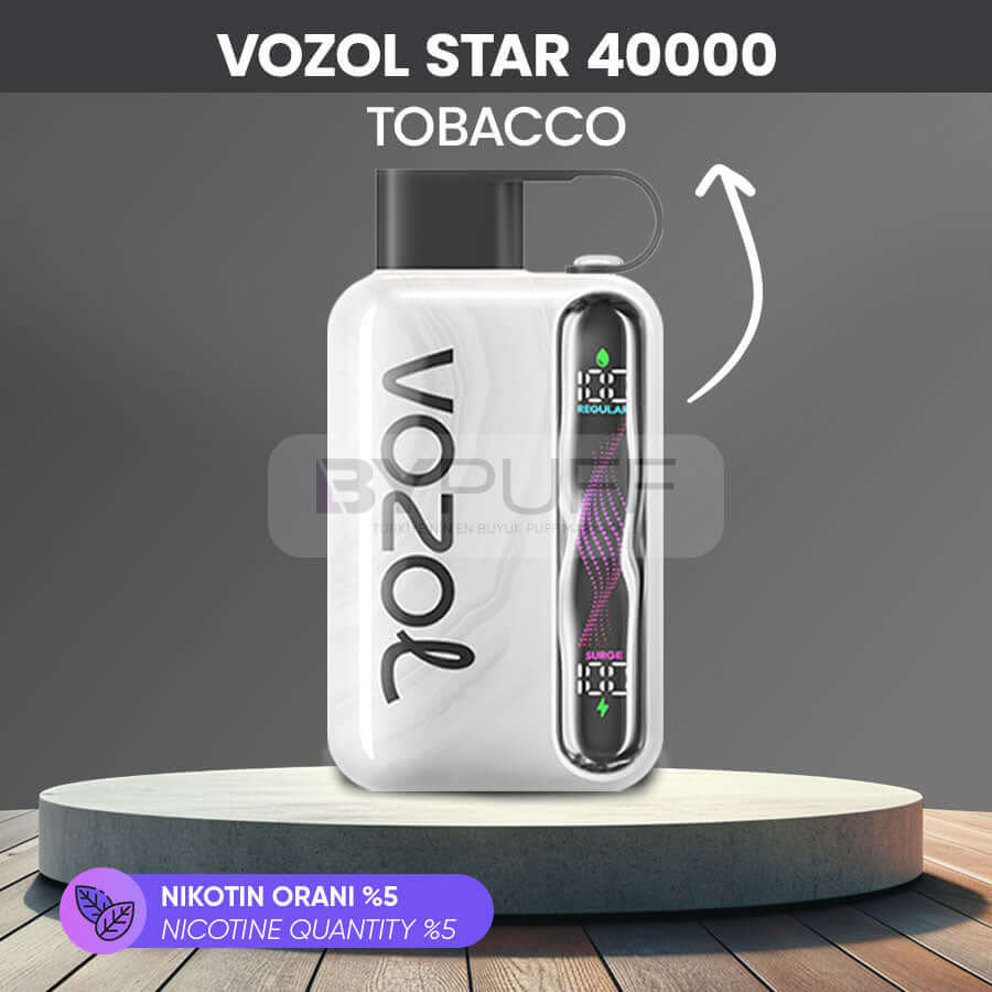Vozol Star 40000 Tobacco