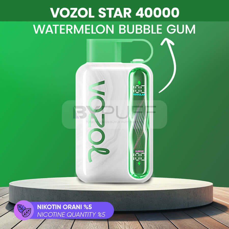 Vozol Star 40000 Watermelon Bubble Gum